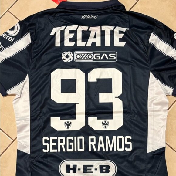 Spain España Monterrey FC Sergio Ramos Jersey # 93 , Unisex - Picture 2 of 16